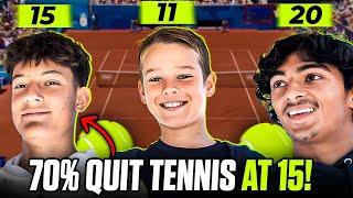 Why do 70% of Junior Tennis Players QUIT at 15?