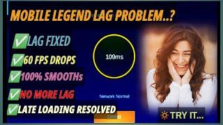 How to FIX lag Mobile legend 2021 | LAG fixed & FPS drop - Mobile legend-Mlbb tricks & tips