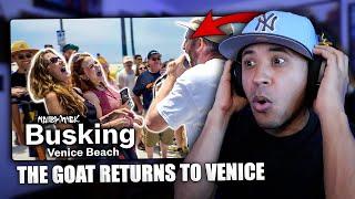 My Favorite New Word | Harry Mack Busking in Venice Beach (Reaction)