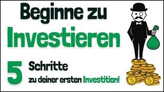 Finanzen leicht erklärt: 5 Schritte zur ersten Investition