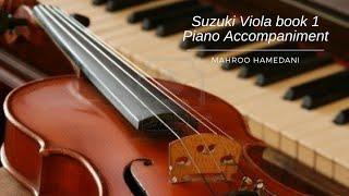 Suzuki viola book 1, piano accompaniment, Minuet no.1