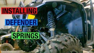 Trail Kings 4 STEPS for Install the Defender Spring Kit on a Can-Am (Pro-Tip on how not to get hurt)