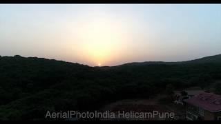 Aerial View of Sunset by Aerial photo India