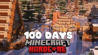 100 Days in the Arctic in Hardcore Minecraft