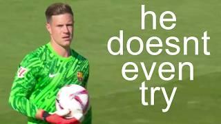 Ter Stegen does not like diving...