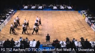 Deutsche Meisterschaft 2014 FG TSZ Aachen / TD TSD Düsseldorf Rot-Weiß - Showstars