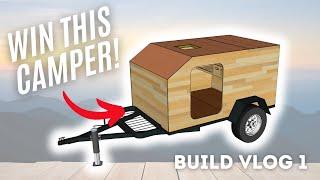 Camper GIVEAWAY & Squaredrop Camper Build Series - Part 1: Designing and building the trailer frame