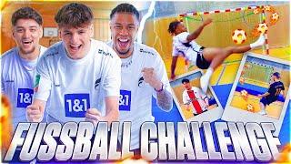 VERRÜCKTE FUSSBALL CHALLENGE MIT SIDNEY, MUSTI & KORAY ️ (mit Bestrafung )