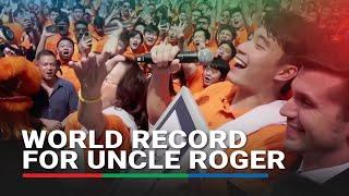 'Uncle Roger' sets Guinness World Record with most lookalikes in iconic orange polo | ABS-CBN News