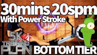 Indoor Rowing Workout 30 mins with Power Strokes - RowAlong 5K Plan W3S2