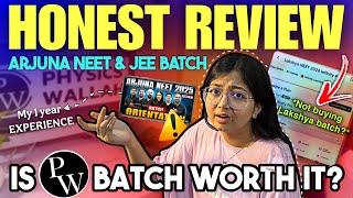 Physics Wallah Arjuna NEET & JEE Batch HONEST REVIEW|| My 1 year experience 