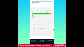 Visa Processing Timeline check in Department #luckyxplorer #visa #timeliness #australia #immigration