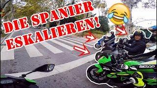 Ampelrennen :D | Malaga City Vlog | Kawasaki Ninja 125