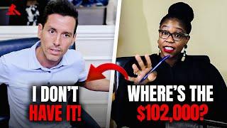 He LIED About Being Broke—Judge EXPOSES Hidden $102,000 PAYOUT In Court!