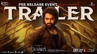 Devara Pre Release Event Announcement Trailer | NTR | Janhvi Kapoor | Shreyas Media