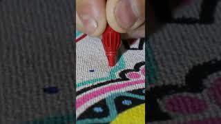 DRAWING JUICY RED PATTERN WITH MOLOTOW MARKER #art #drawing #artwork