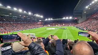 You'll never walk alone | Himno Liverpool en Anfield vs Real Madrid 2024