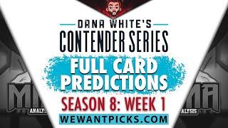 DWCS 2024: Week 1: FULL CARD Predictions