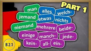 Master German Indefinite Pronouns | Teil 1: Personen & Sachen