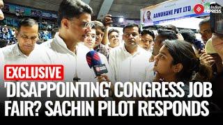 Congress Mega Job Fair 'Disappointing'? Congress Leader Sachin Pilot Defends