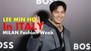 Lee Min Ho In Italy MILAN Fashion Week BOSS