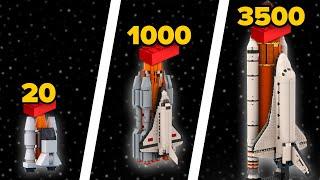 LEGO SPACE SHUTTLE  in Different Scales | Comparison