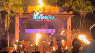 Stunning Fire Show In Ipoh City, Perak, Malaysia | Lost World HotSprings Night Park, IPOH