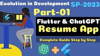 flutter with chatgpt | resume app design part 01