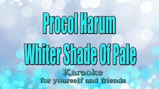 Procol Harum - Whiter Shade Of Pale (Lower key)(Karaoke)