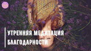 Утренняя медитация благодарности | Медитируй со мной