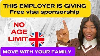 UK EMPLOYER URGENTLY HIRING + FREE VISA SPONSORSHIP