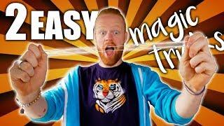 2 EASY Rubber Band MAGIC Tricks ANYONE CAN DO (Vanish - Meltdown)