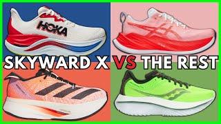 HOKA SKYWARD X vs ASICS SUPERBLAST, SAUCONY KINVARA PRO & ADIDAS PRIMEX STRUNG - EDDBUD