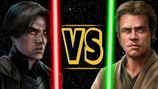 Darth Caedus vs Luke Skywalker | Who is More Powerful?