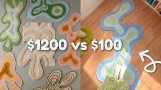 Easy DIY: Urban Outfitters Inspired Funky Rug | Only $100!