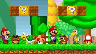 Super Mario Generations - Modern & Retro Versions of Mario. ᴴᴰ