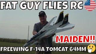 FREEWING F-14A TWIN 64MM TOMCAT MAIDEN!!! by Fat Guy Flies RC