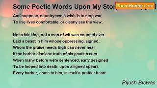 Poem by Poet Pijush Biswas.