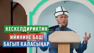 Садыбакас ажы Доолов. Баткен облусу Сүлүктү шаары. Тема: Кескелдириктин ийинине баш багып каласыңар.