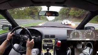 Nissan 200SX on slippy Nürburgring Nordschleife S13 CA18DET 17.08.2019 日産 ニュルブルク 4K