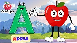 A for Apple  B for Ball  | ABC Phonics Song  | Nursery Rhymes for kids | Learn ABC with fun words