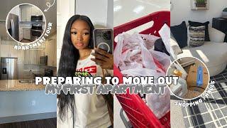 PREPARING TO MOVE OUT ALONE AT 19 ᥫ᭡ : empty apartment tour, shopping, amazon haul + more