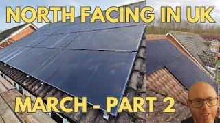 PART 2 of North Facing Solar Panels - a Waste of Money? Our March Data Doesn't Lie.