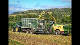 Maisernte '24 • Krone BIG X780 / John Deere 7920 • 5x Abfahrer • John Deere & Fendt • Landtechnik