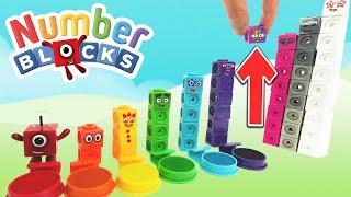 Help Numberblock 7 Build his Body with Color Stamps - Fun Learning with Numberblocks for Toddlers