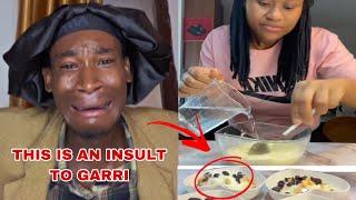 Nigerians See What This Woman is Doing With Our Garri!!