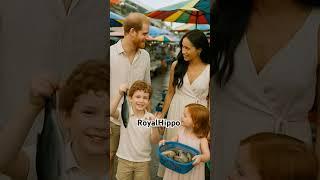 Prince Harry and kids go to a fish market #fish #food #love #yummy #fun #travel #cute #family