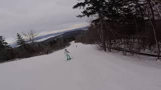 Skiing at Gunstock NH