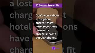  The Hidden Phone Charger Source at Hotels - 10 Second Travel Tip 50 #traveladvice #travel #tips