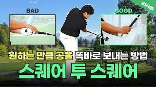 [특별편] 파크골프 공을 원하는 곳으로 똑바로 보내는 방법! 스퀘어 투 스퀘어 스윙  | 하이샷파크골프